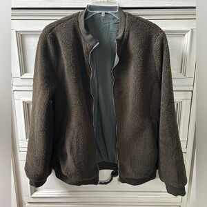 New fleece bomber style jacket